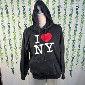 I Love NY Black Hoodie B4
